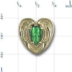 80971 Emerald Bracelet Slide 